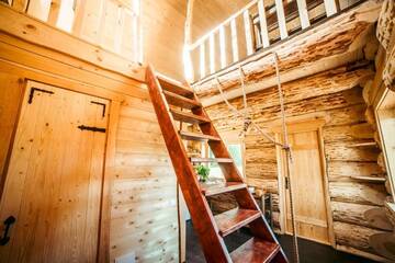 Фото номера Дом с 1 спальней Дома для отпуска Jūrkalnes Meža SPA г. Ošvalki 37